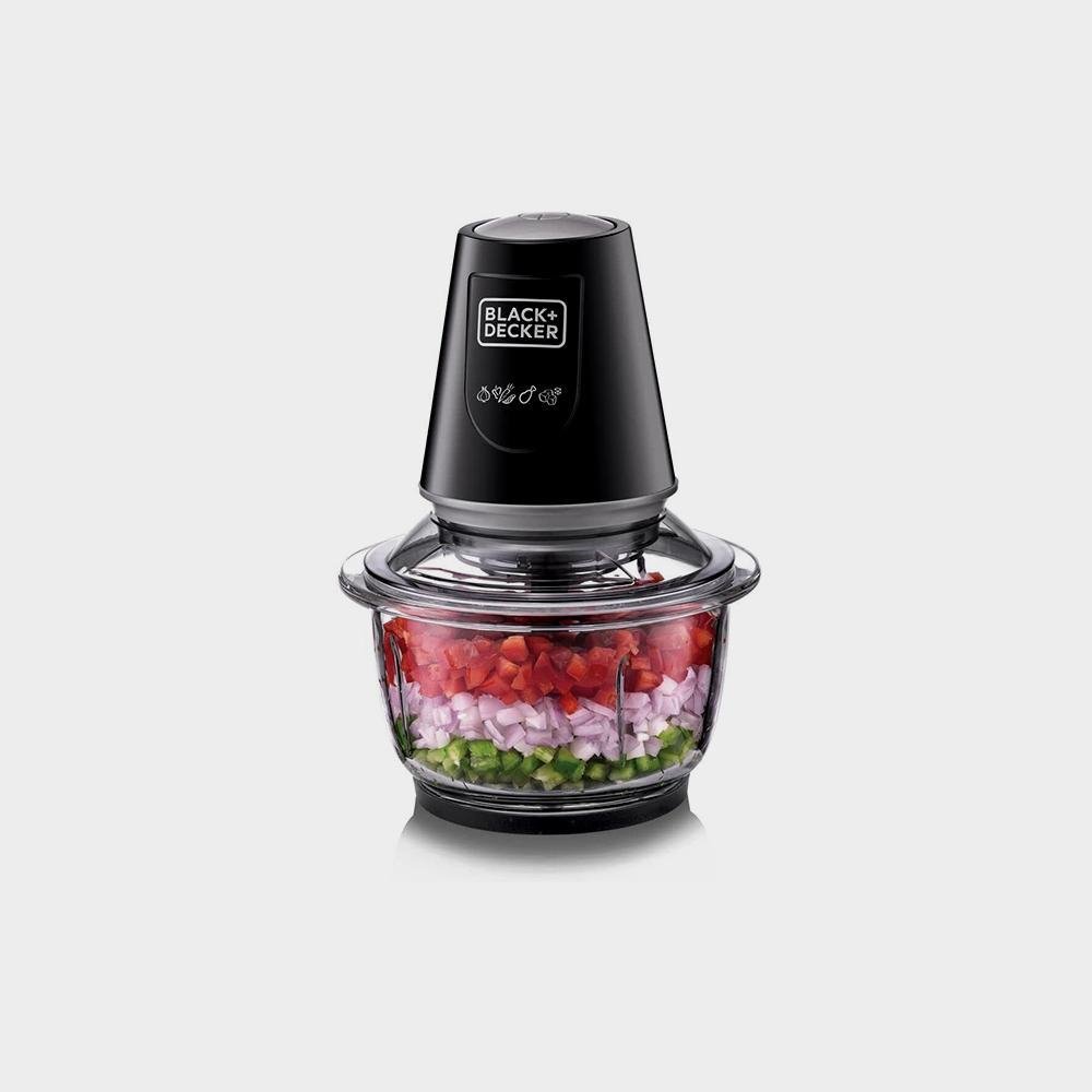 Vertical Glass Chopper/Mincer Glass Bowl Capacity With Removable Four Blade System