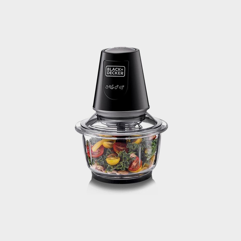 Vertical Glass Chopper/Mincer Glass Bowl Capacity With Removable Four Blade System Imagen 2