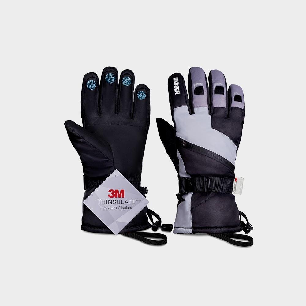 JEKOSEN Ski Gloves Waterproof Touchscreen Snowboard Gloves Winter Keep Warm Gloves Imagen 6