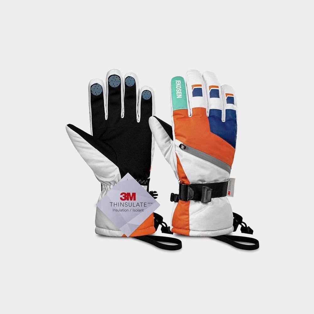 JEKOSEN Ski Gloves Waterproof Touchscreen Snowboard Gloves Winter Keep Warm Gloves Imagen 4