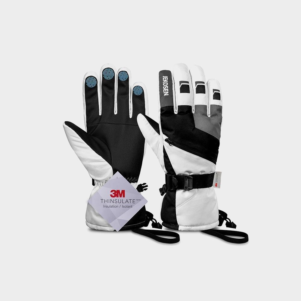 JEKOSEN Ski Gloves Waterproof Touchscreen Snowboard Gloves Winter Keep Warm Gloves Imagen 2