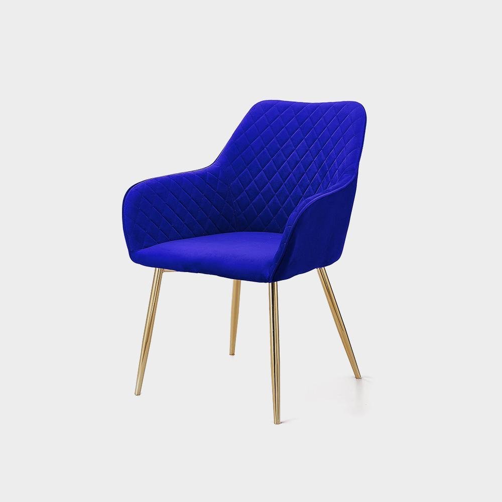 Angela Luxury Modern Restaurant Dining Chair Nordic Upholstered Fabric Velvet Imagen 5